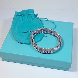 Sterling Silver Tiffany & Co Somerset Mesh Bracelet